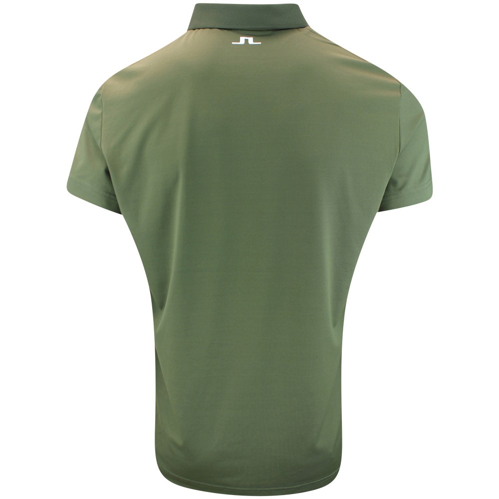 J.Lindeberg Golf Shirt - Lionel Regular Fit - Forest Green AW25