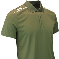 J.Lindeberg Golf Shirt - Lionel Regular Fit - Forest Green AW25