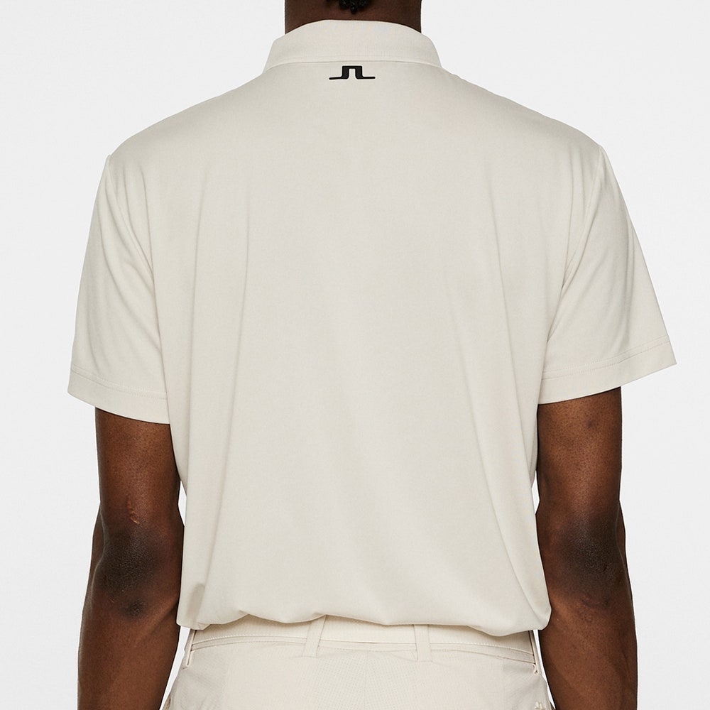 J.Lindeberg Golf Shirt - Lionel Regular Fit - Moonbeam AW25