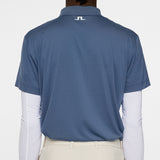 J.Lindeberg Golf Shirt - Lionel Regular Fit - Vintage Indigo AW25