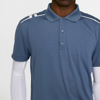 J.Lindeberg Golf Shirt - Lionel Regular Fit - Vintage Indigo AW25
