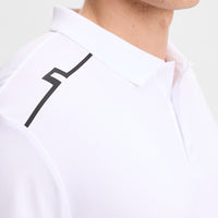 J.Lindeberg Golf Shirt - Lionel Regular Fit - White AW26