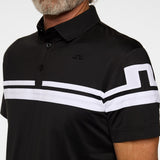 J.Lindeberg Golf Shirt - Mads Regular Fit - Black PS26