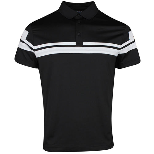 J.Lindeberg Golf Shirt - Mads Regular Fit - Black PS26