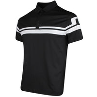 J.Lindeberg Golf Shirt - Mads Regular Fit - Black PS26