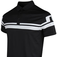 J.Lindeberg Golf Shirt - Mads Regular Fit - Black PS26