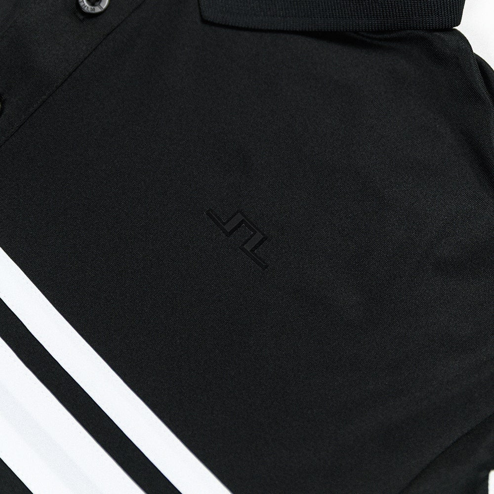 J.Lindeberg Golf Shirt - Mads Regular Fit - Black PS26