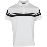 J.Lindeberg Golf Shirt - Mads Regular Fit - White PS26