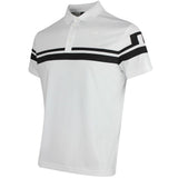 J.Lindeberg Golf Shirt - Mads Regular Fit - White PS26