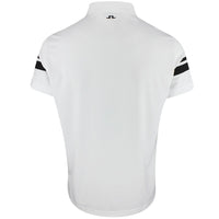 J.Lindeberg Golf Shirt - Mads Regular Fit - White PS26