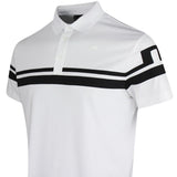 J.Lindeberg Golf Shirt - Mads Regular Fit - White PS26