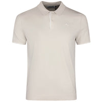 J.Lindeberg Golf Shirt - Matheo Knit Regular Fit - Moonbeam SH26