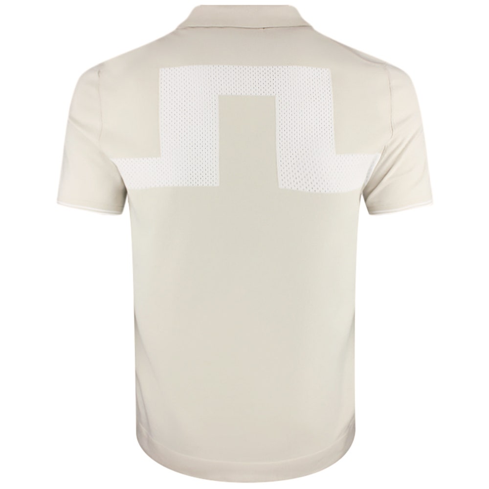 J.Lindeberg Golf Shirt - Matheo Knit Regular Fit - Moonbeam SH26