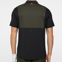 J.Lindeberg Golf Shirt - Nero Regular Fit - Black AW25