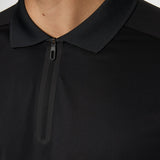 J.Lindeberg Golf Shirt - Nero Regular Fit - Black AW25
