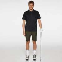 J.Lindeberg Golf Shirt - Nero Regular Fit - Black AW25