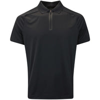 J.Lindeberg Golf Shirt - Nero Regular Fit - Black AW25
