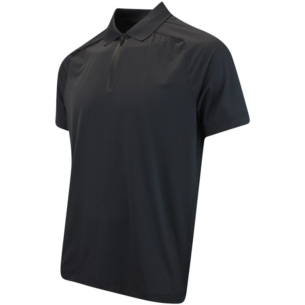 J.Lindeberg Golf Shirt - Nero Regular Fit - Black AW25