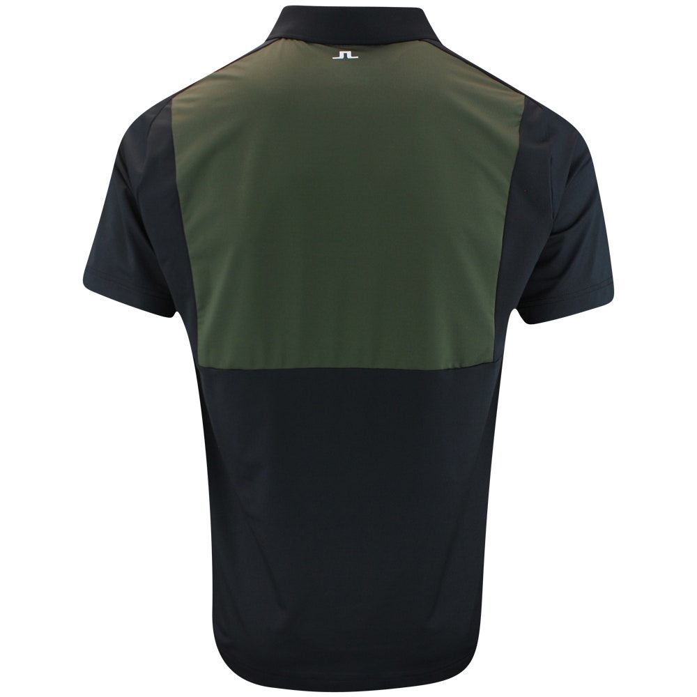 J.Lindeberg Golf Shirt - Nero Regular Fit - Black AW25