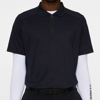 J.Lindeberg Golf Shirt - Nero Regular Fit - JL Navy AW25