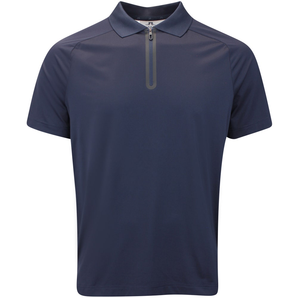 J.Lindeberg Golf Shirt - Nero Regular Fit - JL Navy AW25
