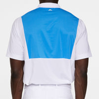 J.Lindeberg Golf Shirt - Nero Regular Fit - White AW25