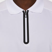 J.Lindeberg Golf Shirt - Nero Regular Fit - White AW25