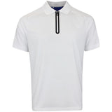 J.Lindeberg Golf Shirt - Nero Regular Fit - White AW25