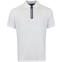 J.Lindeberg Golf Shirt - Nero Regular Fit - White AW25