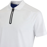 J.Lindeberg Golf Shirt - Nero Regular Fit - White AW25