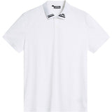 J.Lindeberg Golf Shirt - Players Regular Fit - White PS26