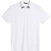 J.Lindeberg Golf Shirt - Players Regular Fit - White PS26