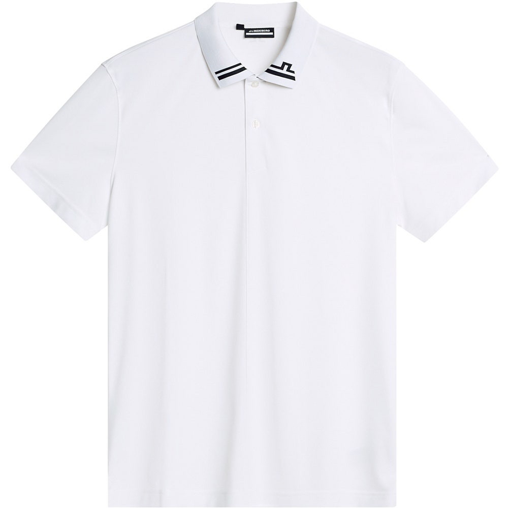 J.Lindeberg Golf Shirt - Players Regular Fit - White PS26