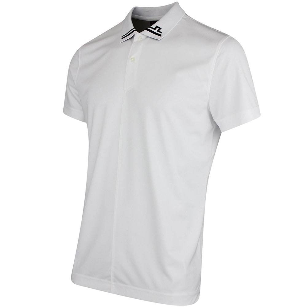 J.Lindeberg Golf Shirt - Players Regular Fit - White PS26