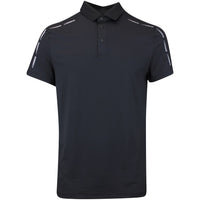 J.Lindeberg Golf Shirt - Pontus Regular Fit - Black AW25