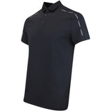 J.Lindeberg Golf Shirt - Pontus Regular Fit - Black AW25