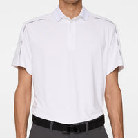J.Lindeberg Golf Shirt - Pontus Regular Fit - White AW25