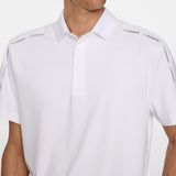 J.Lindeberg Golf Shirt - Pontus Regular Fit - White AW25