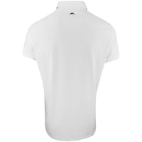 J.Lindeberg Golf Shirt - Pontus Regular Fit - White AW25