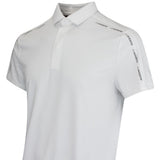 J.Lindeberg Golf Shirt - Pontus Regular Fit - White AW25