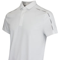 J.Lindeberg Golf Shirt - Pontus Regular Fit - White AW25