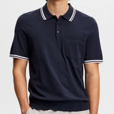 J.Lindeberg Golf Shirt - Ramon Knit SS Regular Fit - JL Navy SS26
