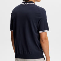 J.Lindeberg Golf Shirt - Ramon Knit SS Regular Fit - JL Navy SS26