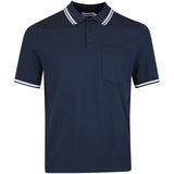 J.Lindeberg Golf Shirt - Ramon Knit SS Regular Fit - JL Navy SS26