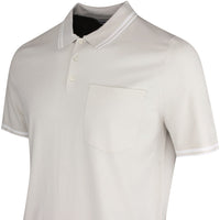 J.Lindeberg Golf Shirt - Ramon Knit SS Regular Fit - Moonbeam SS26