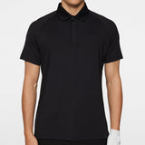 J.Lindeberg Golf Shirt - Ray Hybrid Regular Fit - Black AW25