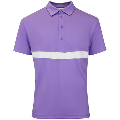 J.Lindeberg Golf Shirt - Retro TT Regular Fit - Paisley Purple SH26