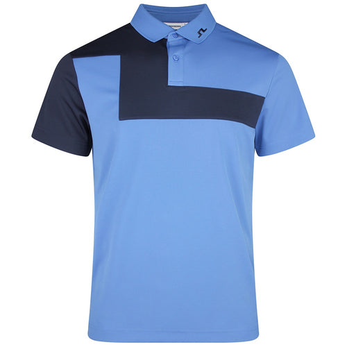J.Lindeberg Golf Shirt - Rody Regular Fit - Federal Blue SS26