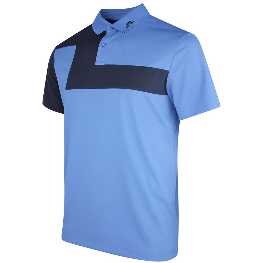 J.Lindeberg Golf Shirt - Rody Regular Fit - Federal Blue SS26