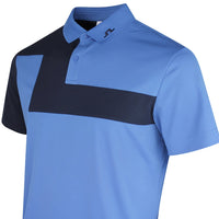 J.Lindeberg Golf Shirt - Rody Regular Fit - Federal Blue SS26
